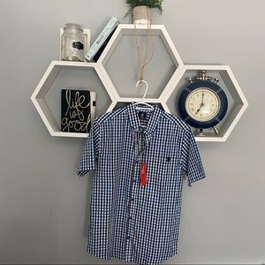 Ripzone Black Blue Button Shirt